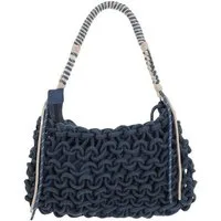 BRISE TASCHE Schultertasche Brise Damen Schultertasche aus Textil – Seiltasche im Flechtdesign, Geflochten Leicht Sommerlich