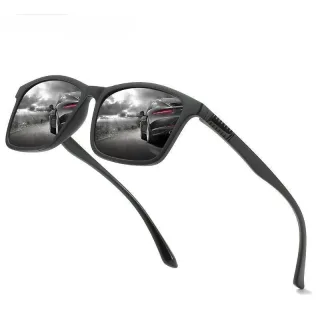 Men Polarized Sunglasses Fashion Women Square Sports Sunglasses Ultra Light TR90 Frame Driving Sunglasses Vintage Eyewea