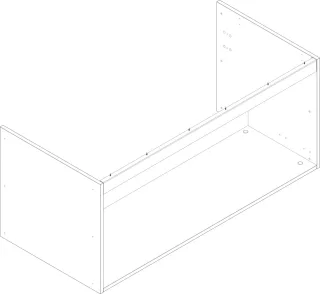 Hansgrohe Xilesa Korpus 1180x550 1AZ , 98067000 98067000