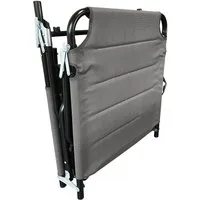 Mojawo Doppelliege XXL Aluminium Gartenliege anthrazit mit Dach und Kissen L200xB70cm