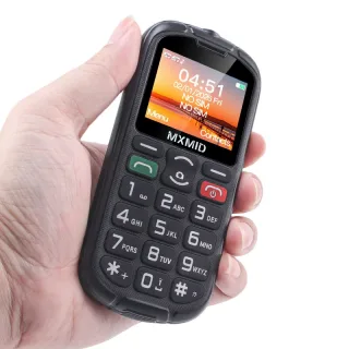 MXMID A8 PRO Mini 2G GSM 2.0-inch Dual SIM Card 1800mAh Built-in Flashlight Large Button One-click SOS Type-C Smart Mobi