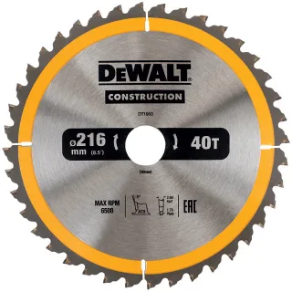 DEWALT XR EXTREME Kreissägeblatt stationär Universeller Einsatz - DT1953-QZ