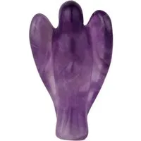 Morella Edelstein Engel Handschmeichler, Amethyst Edelstein in Engelsform