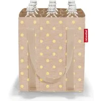 REISENTHEL® Tragetasche bottlebag metallic dots coffee, bottlebag