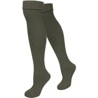 normani Trachtensocken Trachten-Kniestrümpfe (1 Paar) Traditionelles Zopfmuster