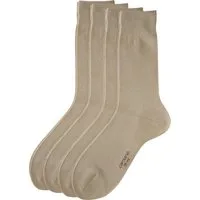 Camano Socken Herren Business-Socken 4 Paar Uni