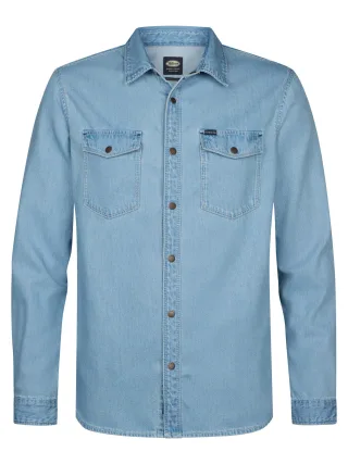 Petrol Industries - Regular Jeanshemd Vertex Herren