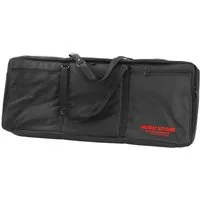 MUSIC STORE Piano-Transporttasche (KC-01 II Keyboardtasche 106 x 41 x 16cm Schwarz Nylon Reißverschluss 20mm Polsterung Vortasche Kompatibel mit Yamaha Korg Roland Casio, Gigbags für Tasteninstrumente, Keyboardtasche Standard), Keyboardtasche, 106 x 