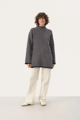 Strickpullover Oversize fit navy