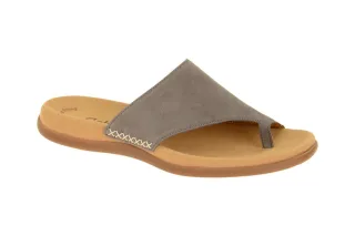 Gabor 03.700 Damen Pantoletten fumo Grau Nubuck Best Fitting Comfort Fu?bett