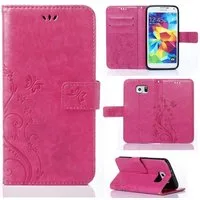 Numerva Handyhülle Bookstyle Flower für Apple iPhone 7, Handy Tasche Schutzhülle Klapphülle Flip Cover mit Blumenmuster