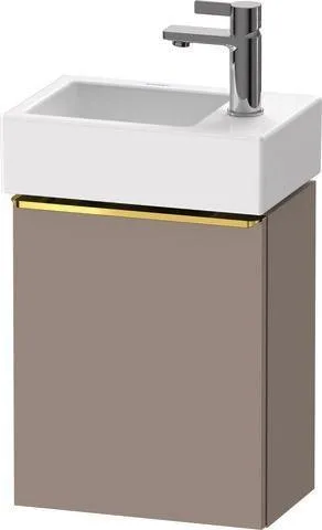 Duravit D-Neo Waschtischunterbau wandhängend Basalt Matt 364x222x440 mm - DE4218R34430000 DE4218R34430000