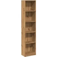 vidaXL Bücherregal Bücherregal Artisian Oak 40 x 24 x 176 cm Holzwerkstoff, 1-tlg.