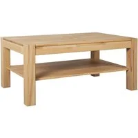 VOGL Möbelfabrik Couchtisch Toronto, in 2 Größen, mit Ablageboden, teilmassiv, Höhe 46 cm, Made in Germany