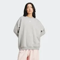 adidas Originals Sweatshirt ESS CREW FL OS mit sportlichem Stil, aus Baumwolle
