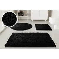 OTTO home Badematte Torrni, Höhe 22 mm, rutschhemmend beschichtet, schnell trocknend, fußbodenheizungsgeeignet, Polyester, rechteckig, Badteppich, getuftet, modern, Uni, antirutsch, flauschig, hochflor