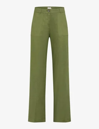 Brax Damen Palazzohose Style MAINE, grün, Gr. 44L