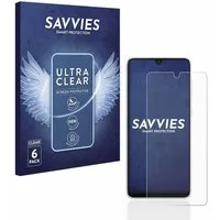 Savvies Displayschutzfolie Schutzfolie für Samsung Galaxy A33 5G, 6 Stück, Displayschutz Schutz Folie Klar Transparent