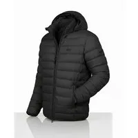 Geographical Norway Steppjacke Hochwertige Outdoorjacke Steppjacke mit Kapuze (1-St) Steppjacke Mit Kapuze Herbst Übergangs Jacke