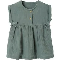 vertbaudet Minikleid Mädchen Baby Kleid, Musselin