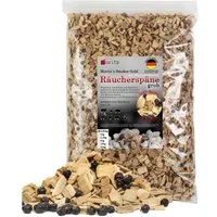 Moritz Räucherbox 0,85kg Räucherspäne Buche mit Wacholder grob 6 -12 mm zum smoken, räuchern/kalträuchern von Fleisch, Fisch, Gemüse geeignet
