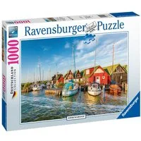 Ravensburger Puzzle Romantische Hafenwelt von Ahrenshoop 17092, 1000 Puzzleteile