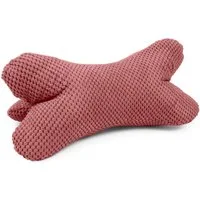 Amilian Nackenkissen Leseknochen 44x22 cm für Erwachsene - Lesekissen Knochenkissen Sofa, Leseknochen für Erwachsene, mit Bezug, weich, abnehmbarer Bezug, formstabil