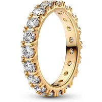 Pandora Fingerring DamenFunkelnde Unendlichkeit Goldfarben