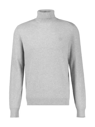 LERROS - ROLLKRAGEN PLATINUM GREY MELANGE - Gr. - M