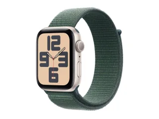 Apple Watch SE (2022) (GPS) 44mm Polarstern mit Sport Loop seegrün | mxew3qf/a |