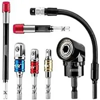 Red Tools Stecknuss Red Tools Adapter Set 7 teilig mit Steckschlüssel Adapter, 7-St.