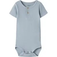 Name It Kurzarmbody NBMKAB SS BODY NOOS Baumwollmischung, Kurzarm, Knopf-Details