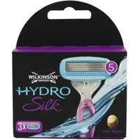 Wilkinson Rasierklingen Wilkinson Sword Hydro Silk 3 Rasierklingen Ersatzklingen Shea Butter 3