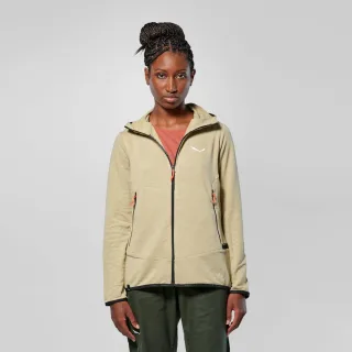 SALEWA - Agner Hemp 2 Kapuzenjacke Damen - Beige (Gr.34)