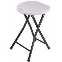 Sunnydays Sitzhocker Klapp-Hocker Klappstuhl Klapphocker Stuhl 30 x 30 x 45 (H) cm (Sitzfläche: 29 x 27 cm), praktischer Tragegriff im Sit