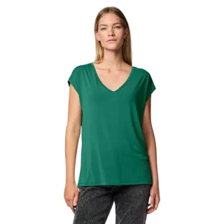 Pieces - "Pckamala" T-Shirt für Damen, V-Ausschnitt, Jerseyware (Pfeffer-Grün)
