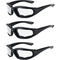 ibettertec Sonnenbrille 3 Stück Fahrrad-Sonnenbrille für Damen und Herren, winddicht (3-St) Nachtsicht Motorrad Reitbrille für Outdoor Sports