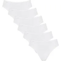 sloggi Tai-Slip 6er Pack 24/7 Cotton (Spar-Set) Tai Slip - Baumwolle - Atmungsaktiv - Perfekter Sitz