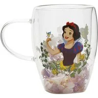 Tasse Prinzessinnen Blumendesign - Schneewittchen - Teeglas