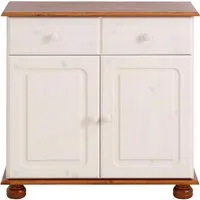 OTTO home Sideboard Mette, Kommode mit gefrästen, kugelförmigen Füßen, Breite 80 cm