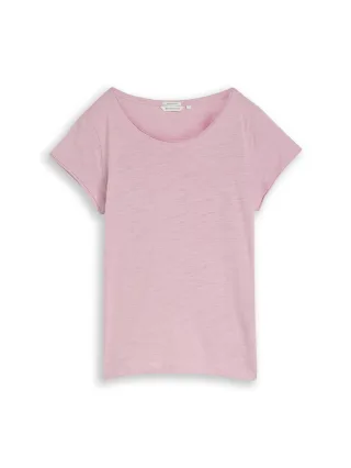 Tom Tailor - T-Shirt aus Baumwolle light elderberry - Gr. - XXXL