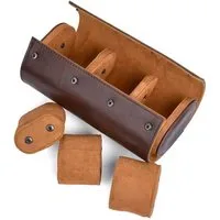 Tidy Uhrenbox Uhrenrolle /Box Uhrenaufbewahrung für 3 Uhren herausnehmbare Kissen