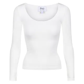 Damen Essentials Langarmtop formend aus recyceltem Stretch-Material im Alltagsfit