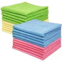 ZOLLNER Geschirrtuch, (Spar-Set, 20-tlg), 40 x 40 cm, 80% Polyester, 20% Polyamid, vom Hotelwäschespezialisten