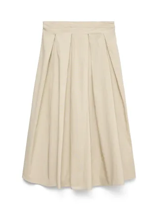 VERO MODA - VMFRIBA HW 7/8 SKIRT WVN Cement - Gr. - L
