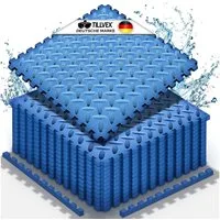 tillvex Pool-Bodenschutzfliese tillvex® Pool Bodenschutzmatte, Unterlegmatte für Pool & Planschbecke, Pool Bodenschutzmatte, Unterlegmatte für Pool & Planschbecken, Poolunterlage Bodenschutz Matten wärmeisolierend, Whirlpool Bodenfolie weich
