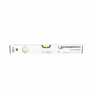 Rothenberger Alu - Wasserwaage, 400mm, 6 - Strich - Libelle - 255040