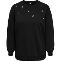 ONLY CARMAKOMA Sweatshirt CARAMBER L/S O-NECK SWEAT JRS Baumwollmischung