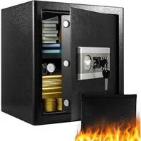 Youyijia Sicherungsgerät Safe Tresor Feuerfest Wasserdicht Dokumententasche Großer Safe Tresor