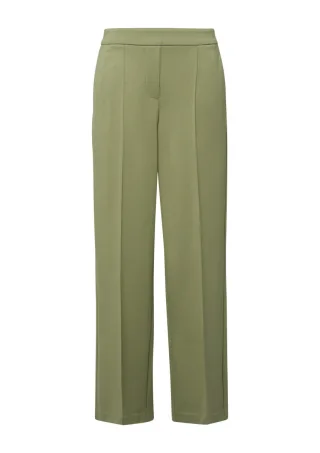 s.Oliver Red Label - Hose aus Interlockjersey mit Elastikbund grün - Gr. - 44
